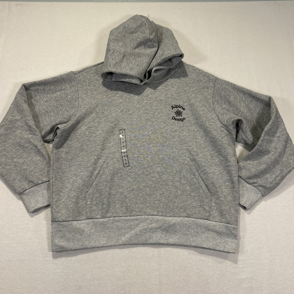 Alpine Design Womens Hike Hoodie Gray Heather Medium Pullover ADW24600H